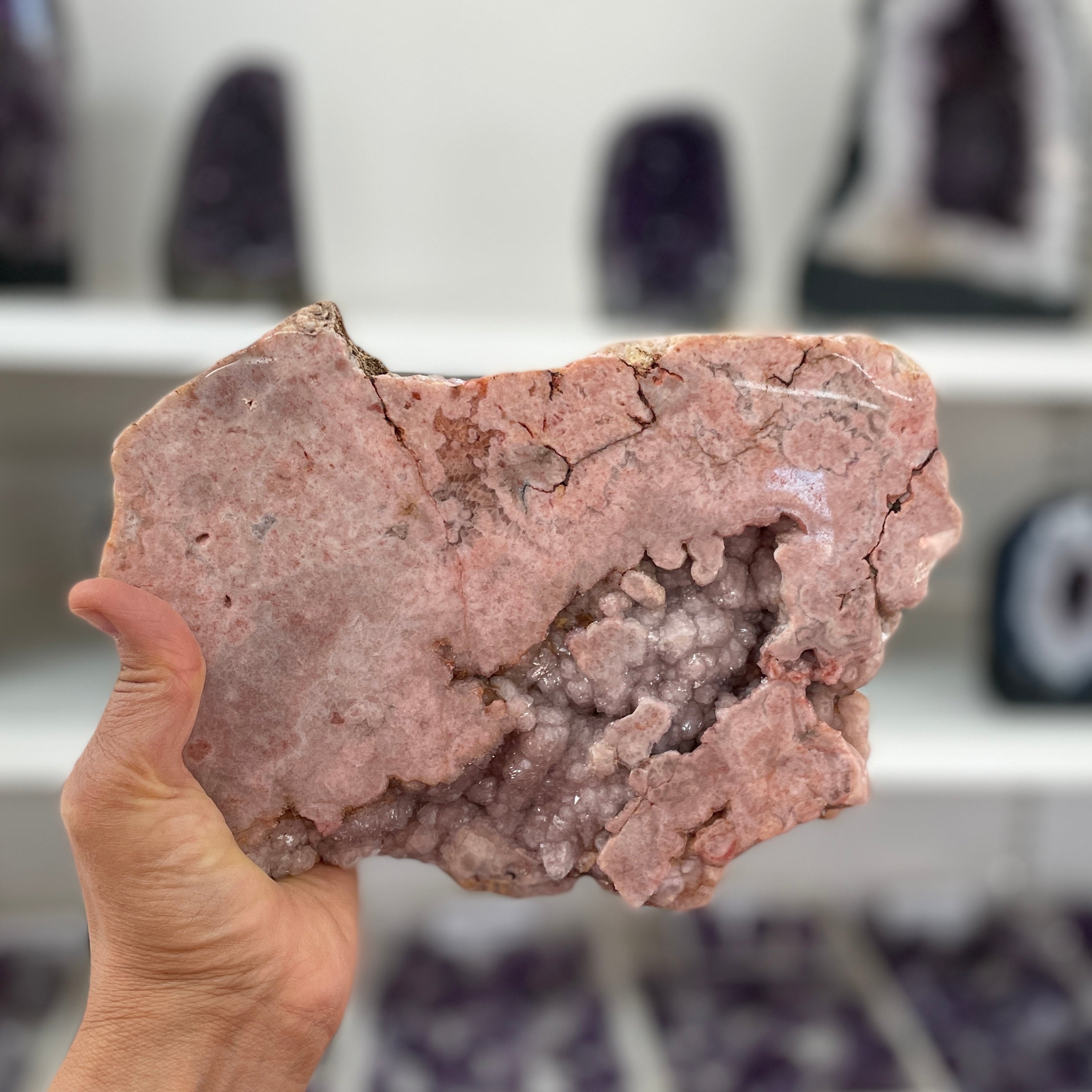 Pink Amethyst - Slice - 16 Pink Amethyst - Slice - 16